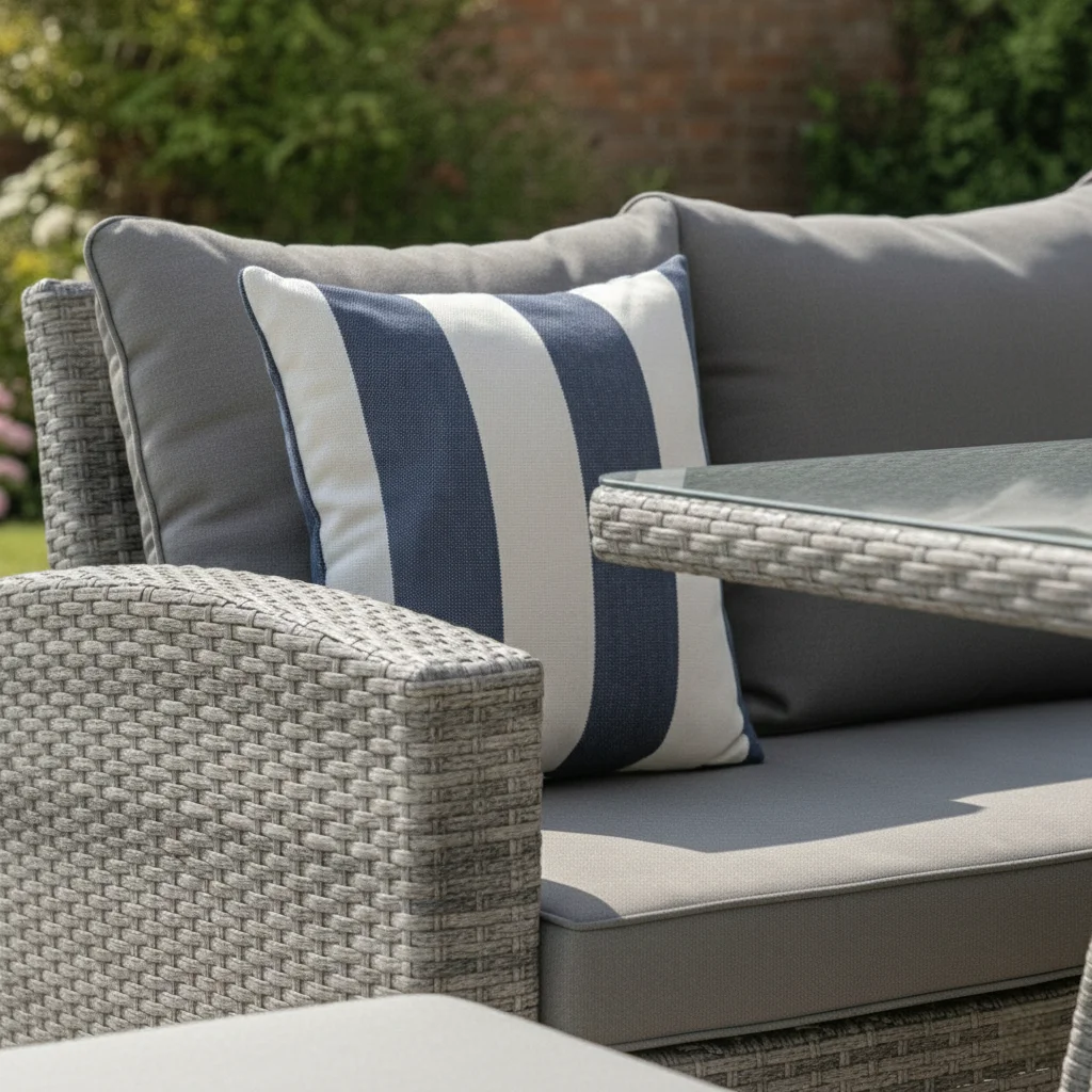 Monaco Corner Rising Table Sofa Set with Ice Bucket – Flat Grey thumbnail 7