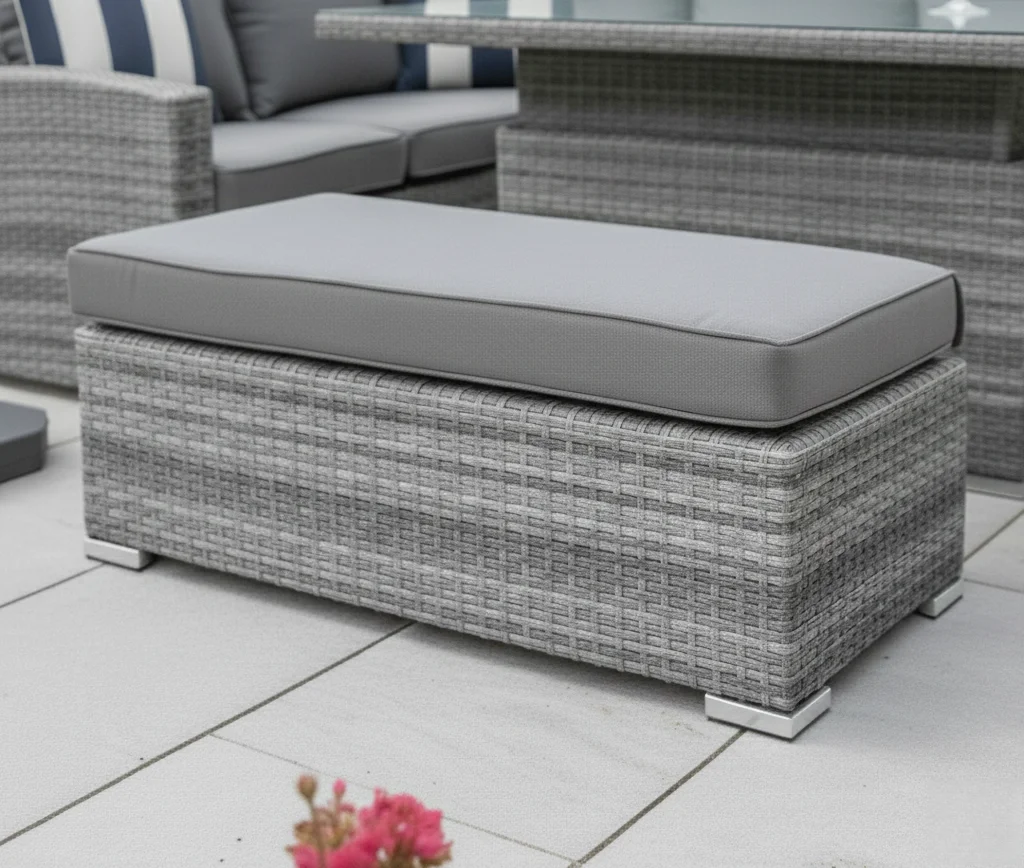 Monaco Corner Rising Table Sofa Set with Ice Bucket – Flat Grey thumbnail 9