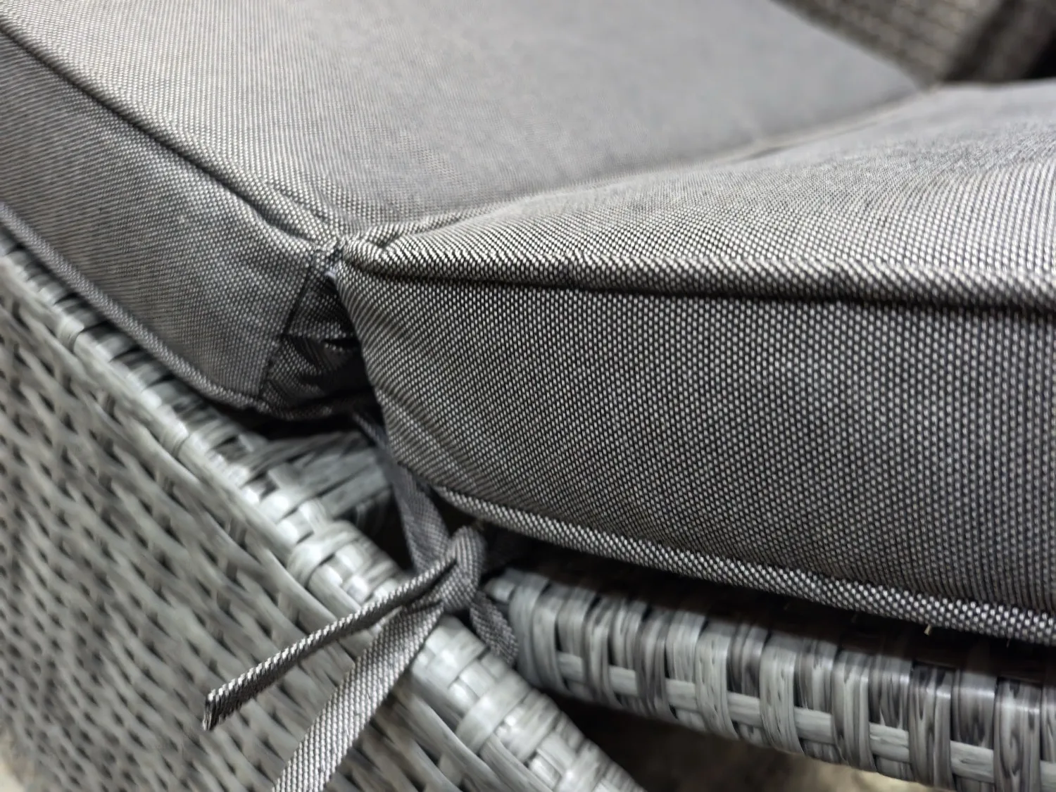 Monaco Double Wheeled Sun Lounger Set with Side Table – Flat Grey thumbnail 6