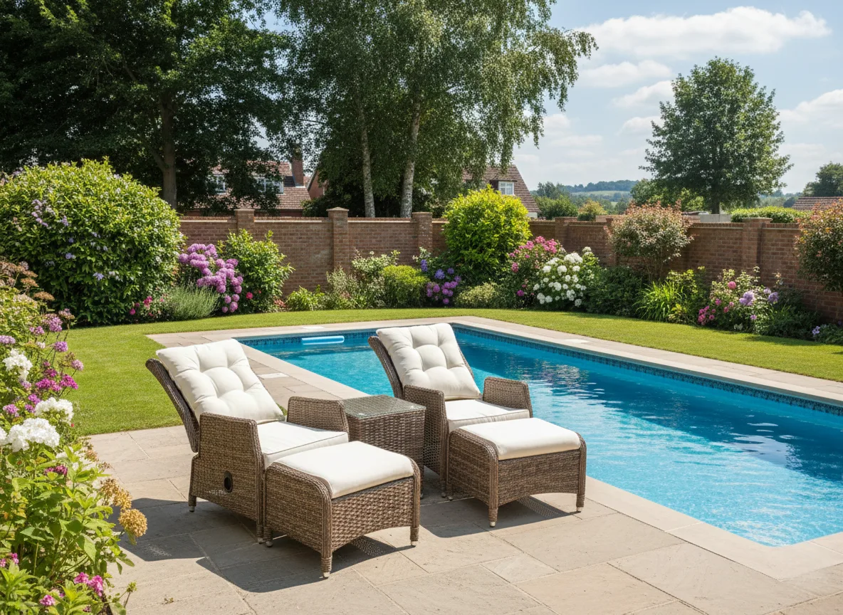 Ibiza 2 Seater Sand Reclining Bistro Set - View 5