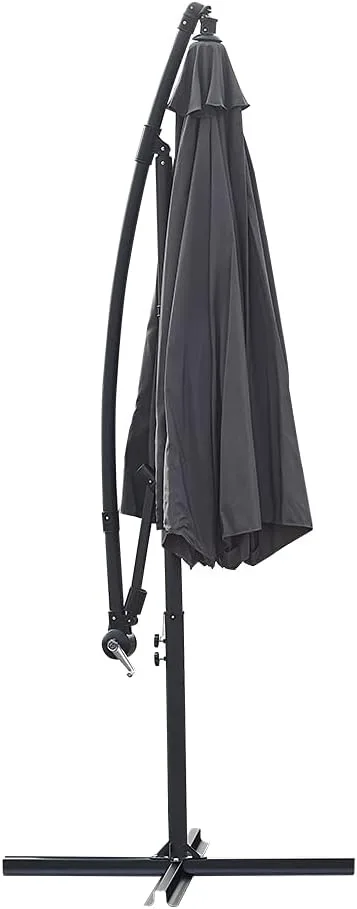Cantilever Parasol – Grey (2.7m) - Image 2