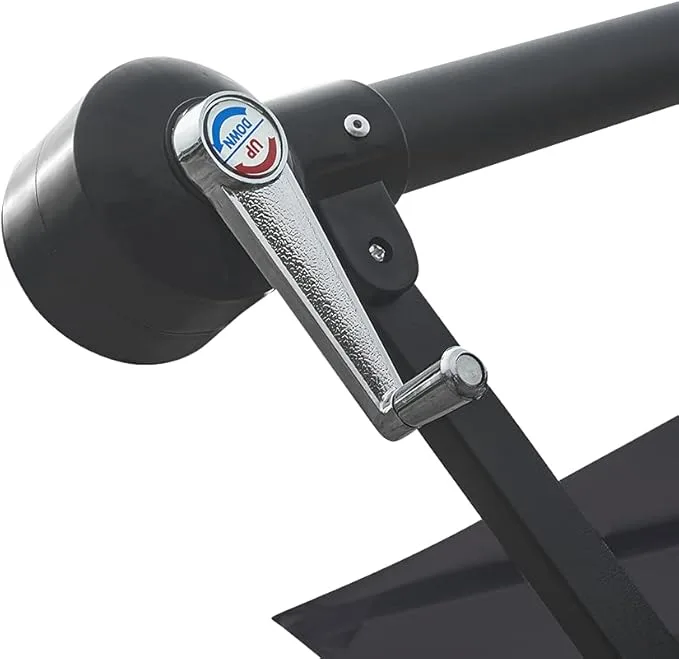 Cantilever Parasol – Grey (2.7m) - View 5