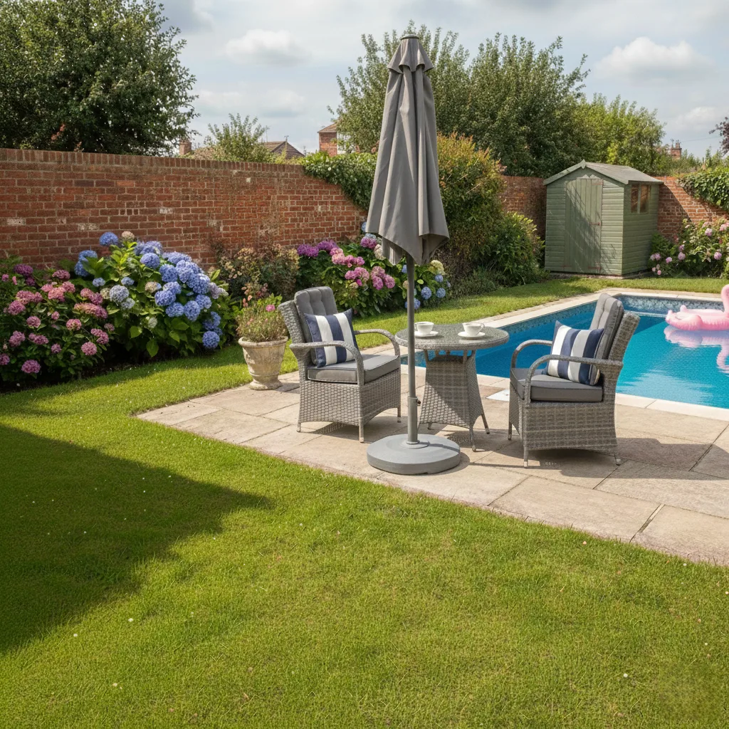 Monaco 2 Seater Grey Round Bistro Set – 0.7m - Image 3