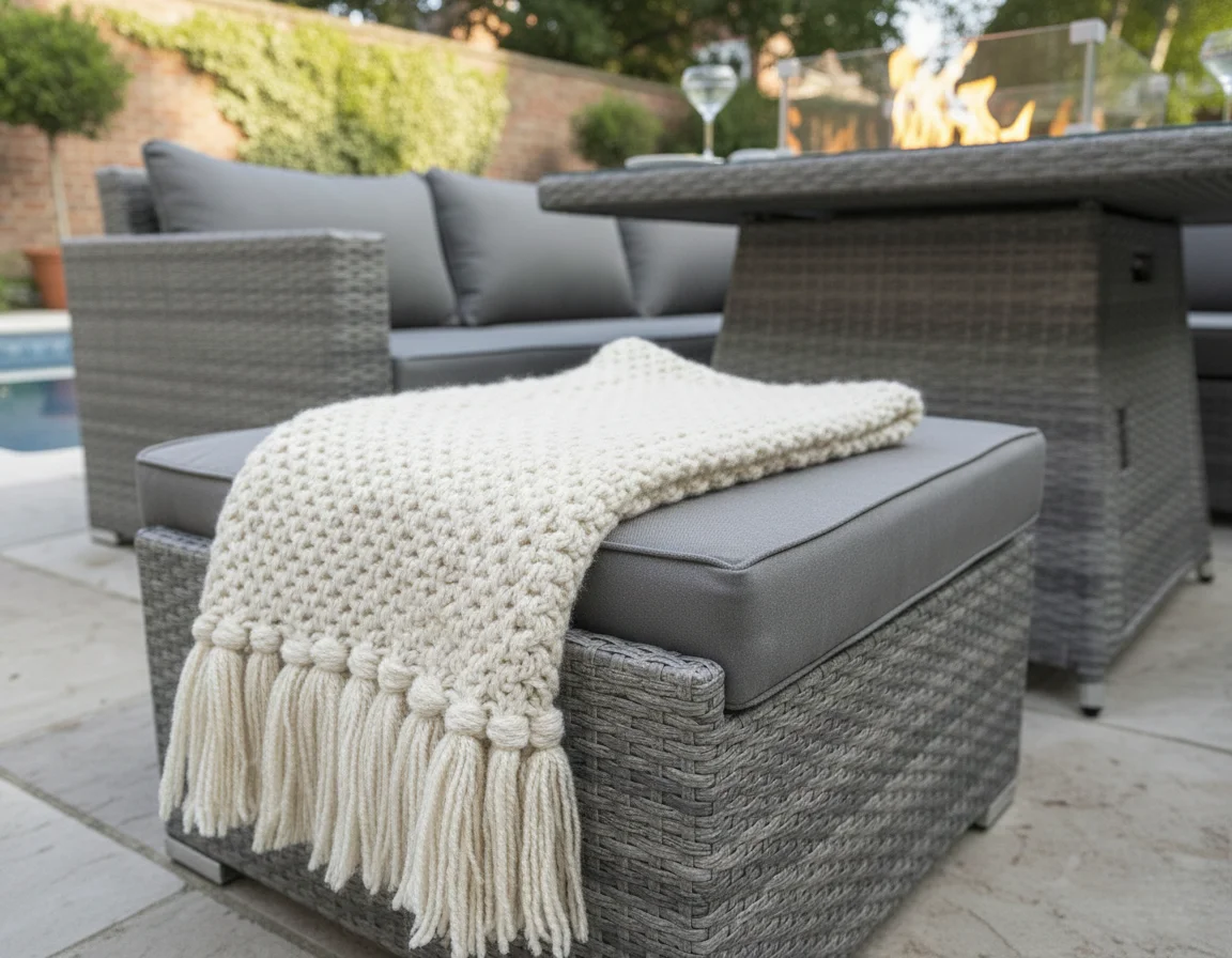 Monaco Corner Fire Pit Sofa Set – Flat Grey thumbnail 7