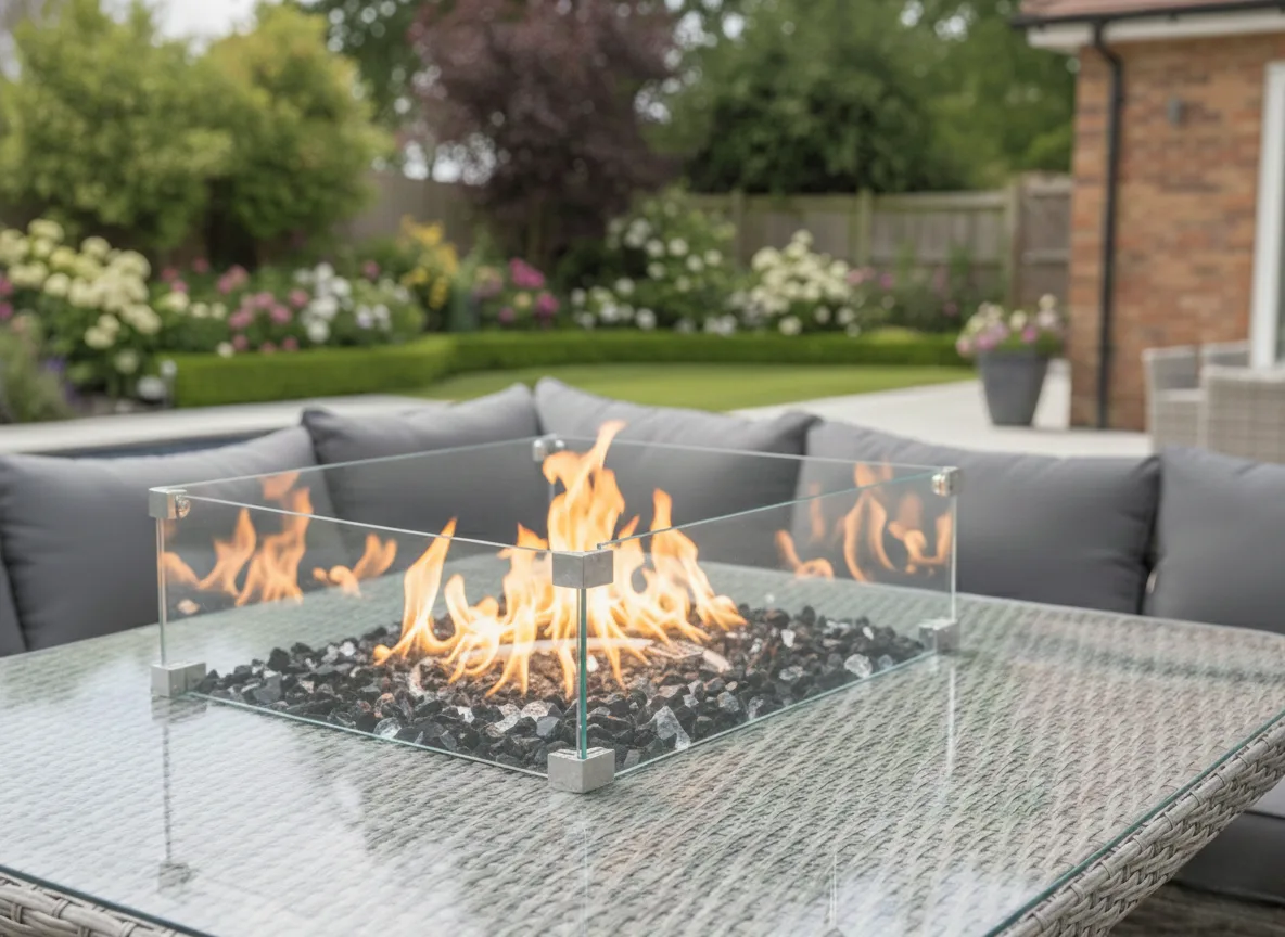 Riviera Corner Fire Pit Sofa Set – Grey thumbnail 10