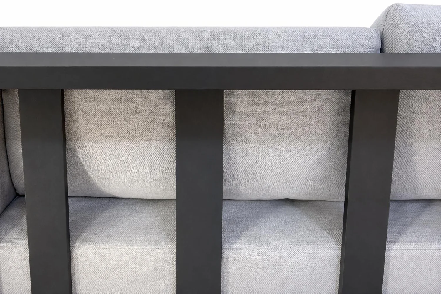 Barcelona U Grey Aluminium Sofa Set with Rising Fire Pit Table thumbnail 8